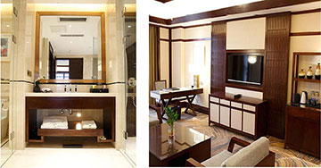 五星级宾馆套房定制 现代中式酒店风格 M-TFJ06
